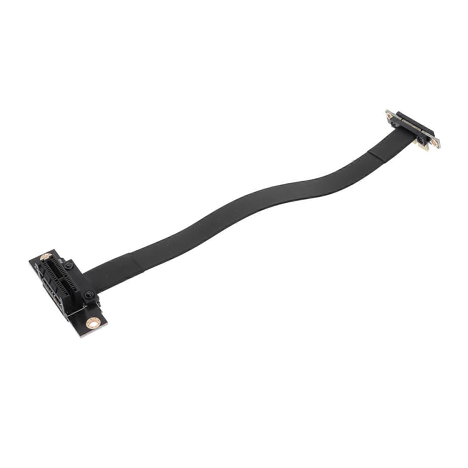 PCIE Riser Cable For Motherboard Accessories 20cm Black Plug And Play 1Pack