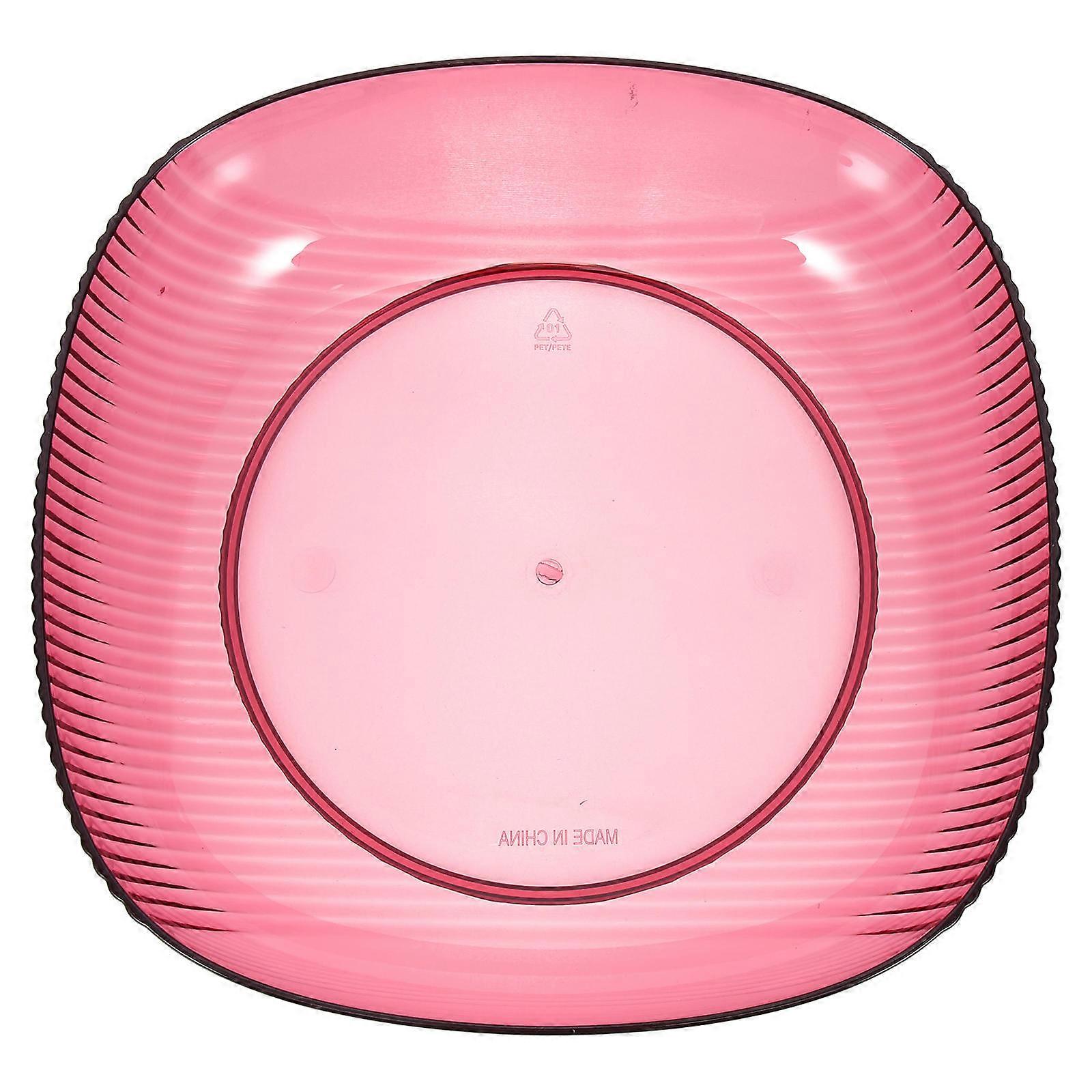 Red Fruit Bowl for Home Use and Elegant Design Perfect for Fruits Snacks 10.2 Inches