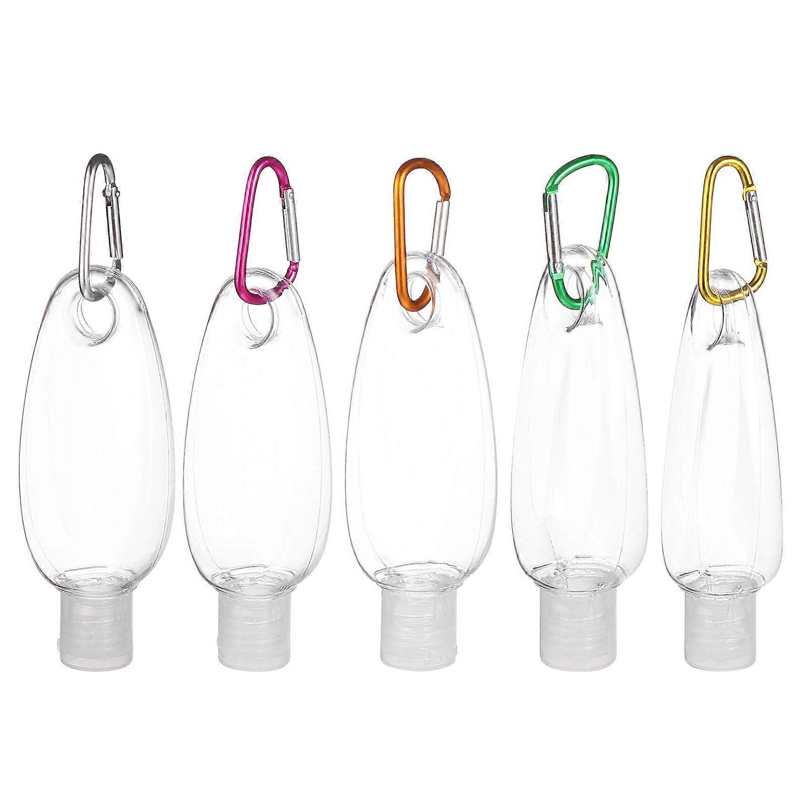 10pcs Lid Hanging Hook Bottles Lotion Dispenser Bottles with Hook for Home
