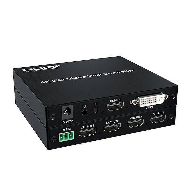4K 2x2 HDMI / DVI + 4 HDMI Video Controller 4K With US Plug