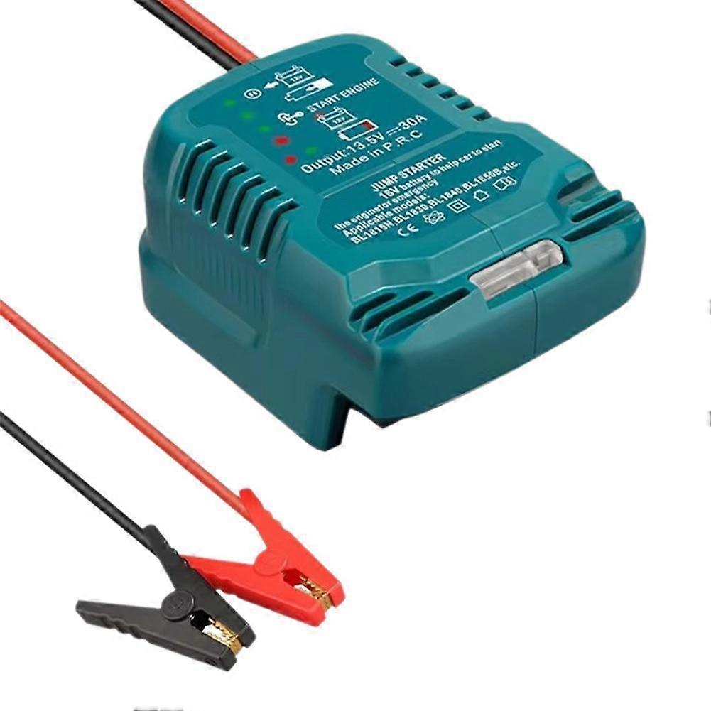 Car Jumper Start Adapter for 18V Power Tool Battery - 11AWG Jump Cables for