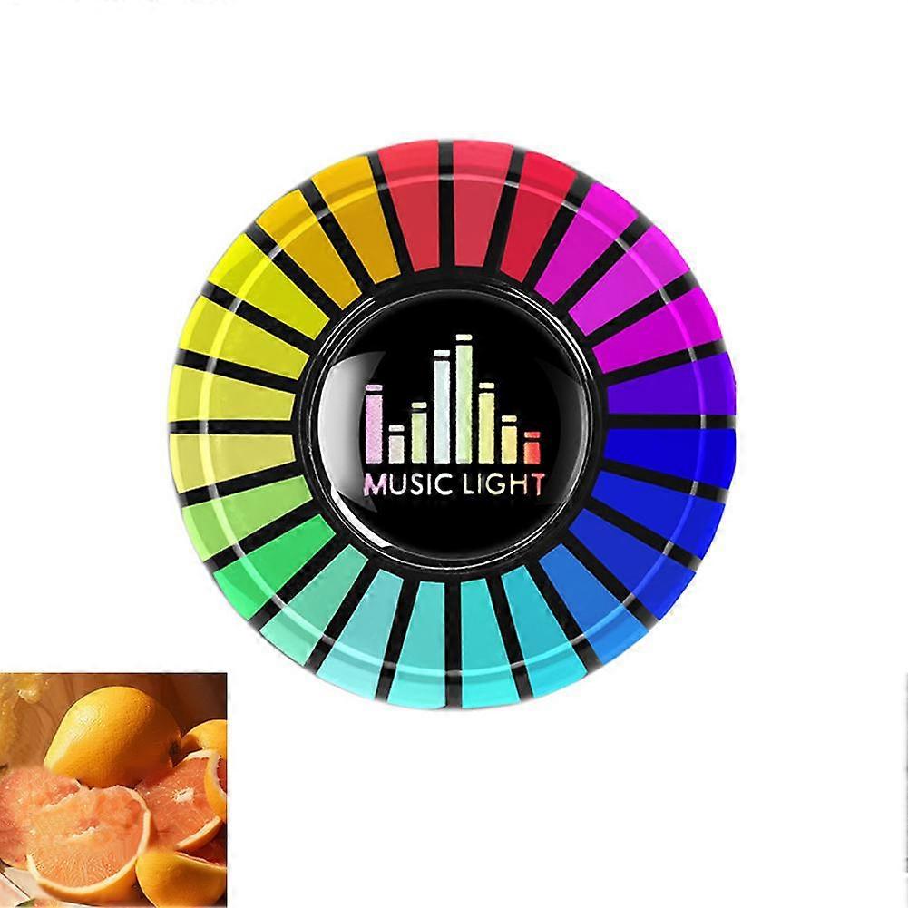 For Car Aromatherapy Diffuser with Voice Control RGB Rhythm Light for Vent Outlet Smart Perfume Freshener with Atmosphere Lamp