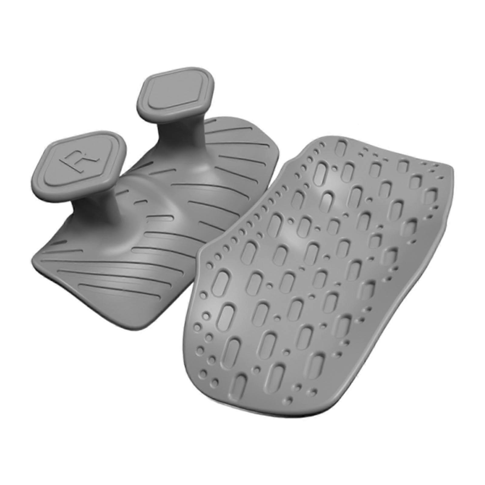 Weight Lifting Grips 2 Pack Palm Protection Fingerless Pull-Up Grips Grey Gym Gloves