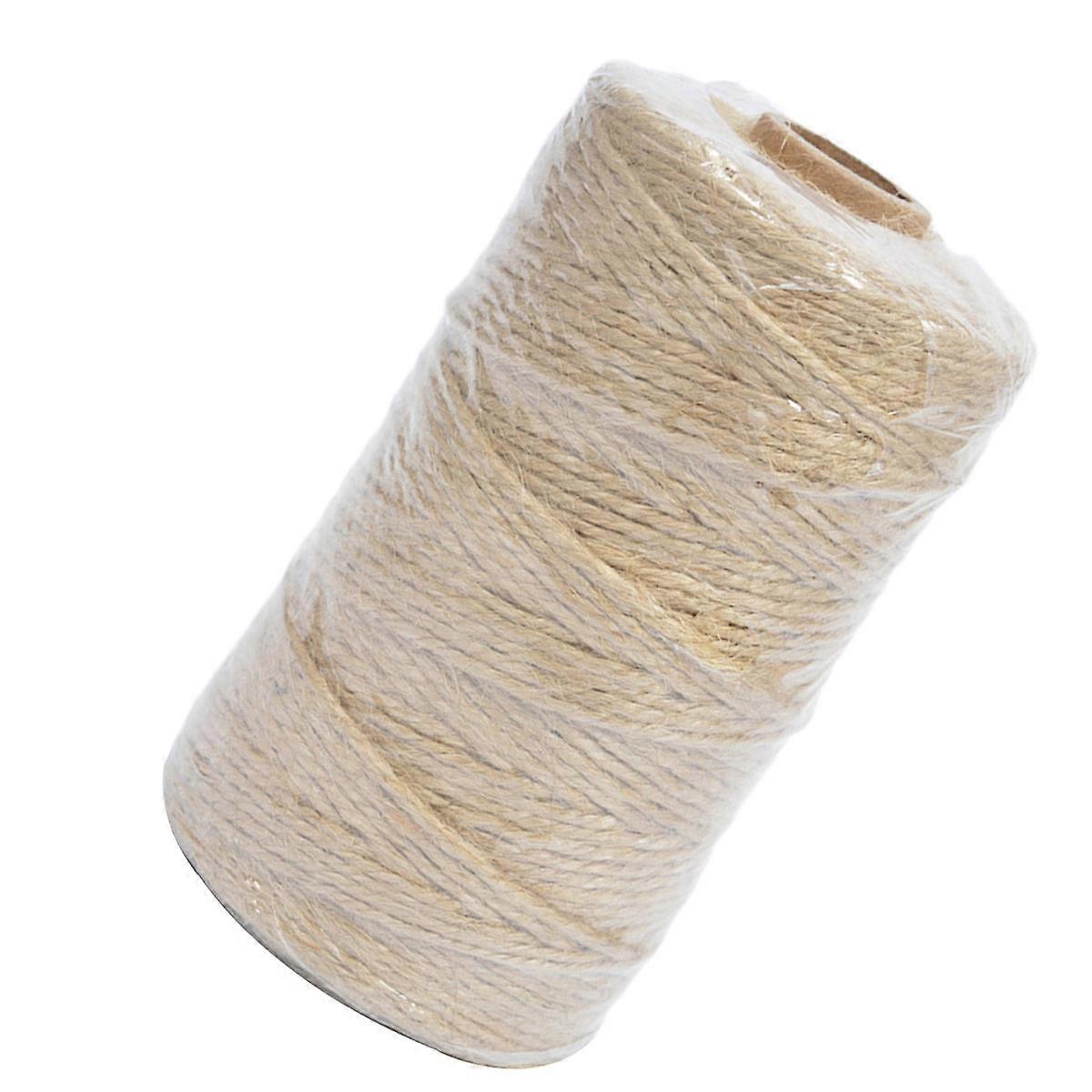 Beige Jute Twine for Crafts Perfect for Hanging Things 320 Feet 2 mm Diameter