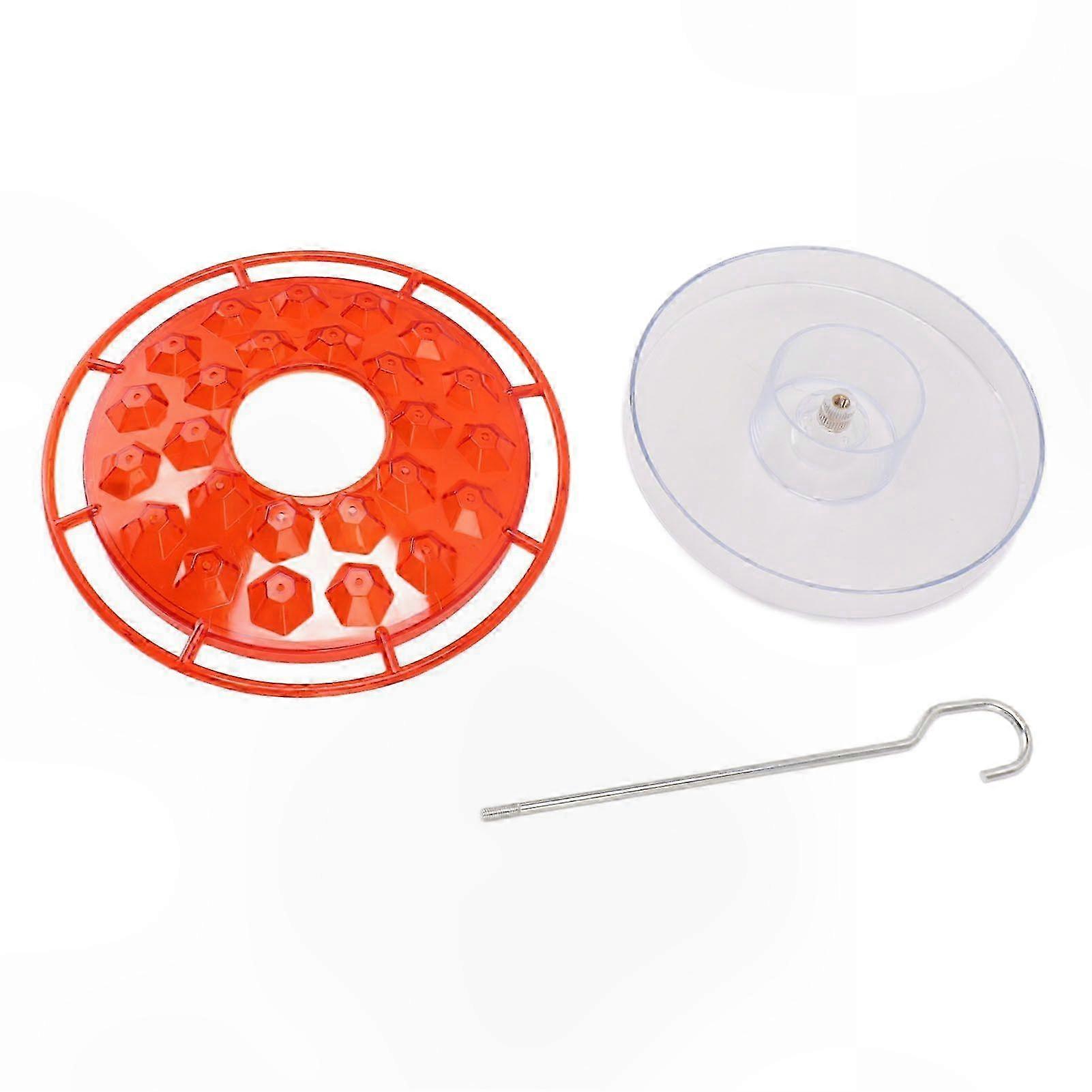 Round Hanging Hummingbird Feeder with Leak-Proof Design for Garden or Patio Use