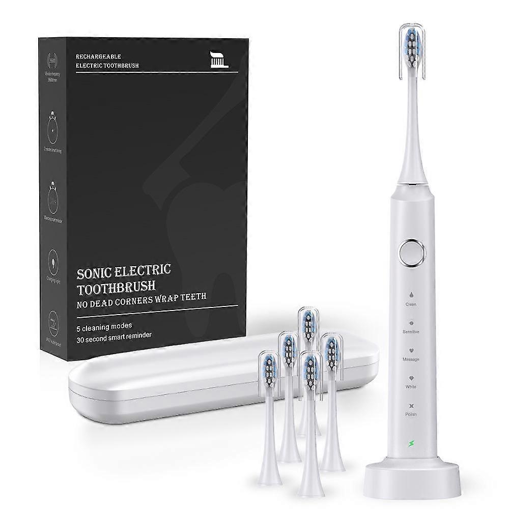 IPX7 Waterproof Smart Portable Sonic Electric Toothbrush