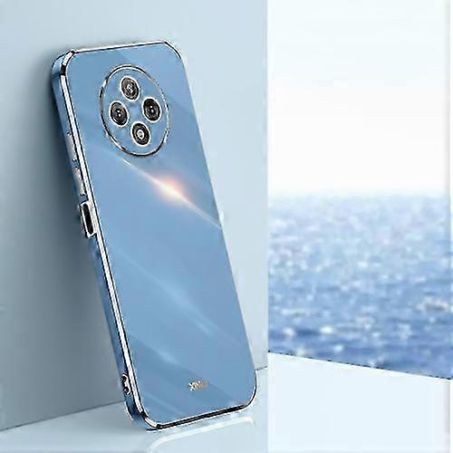 For Huawei Enjoy 50 Plus XINLI Straight 6D Plating Gold Edge TPU Sh...