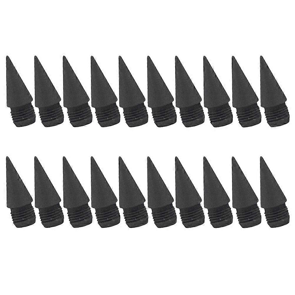 Inkless Pencil Tips Replacement Everlasting Pencil Tip for Drawing Black Graphite Replaceable Tips 20Set