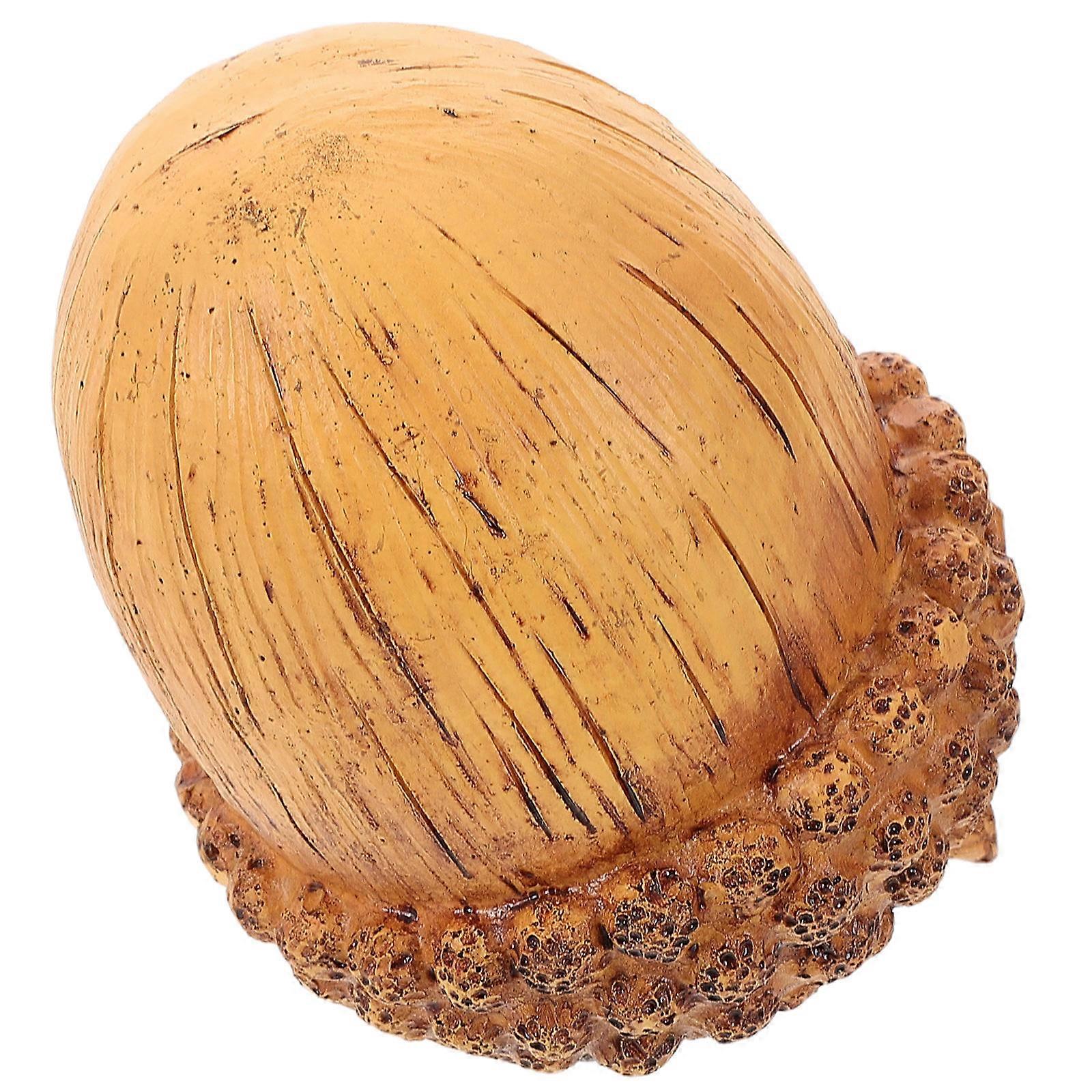Rustic Resin Artificial Acorn for Decor Beige Thanksgiving Decorations