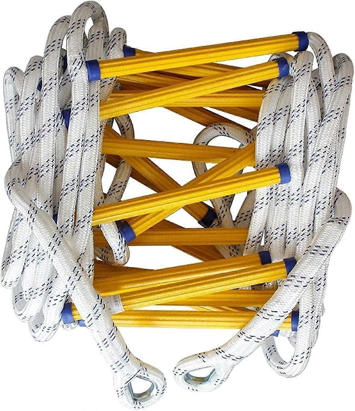 Rope Ladder Emergency Fire Escape - Outdoor Rope Ladder, Quick Deployment, Hook Included