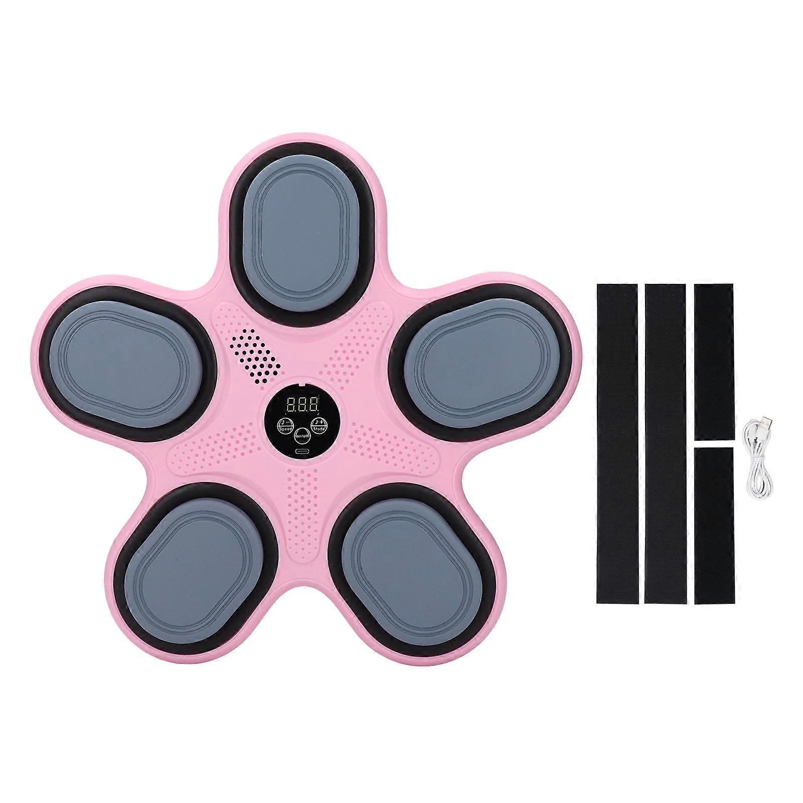 Smart Music Boxing Target Training Adjustable Speed Bluetooth Wall Mounted Punching Machine for Children Adults