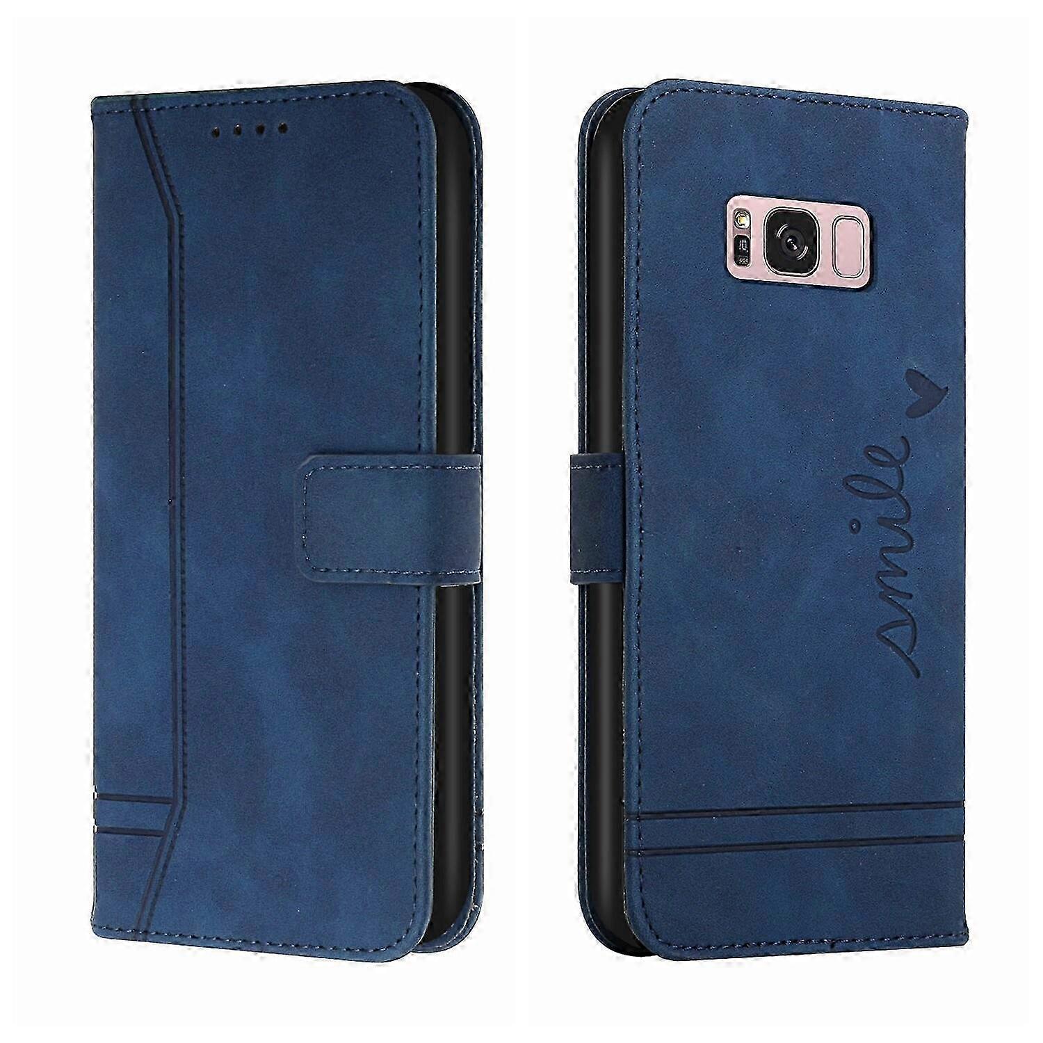 Case for Samsung Galaxy S8 Magnetic Closure Card Slots Cover Durabl...
