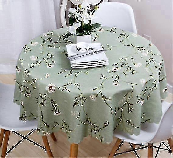 Tablecloths 90cm Large Garden Tablecloth Cotton And Linen European...