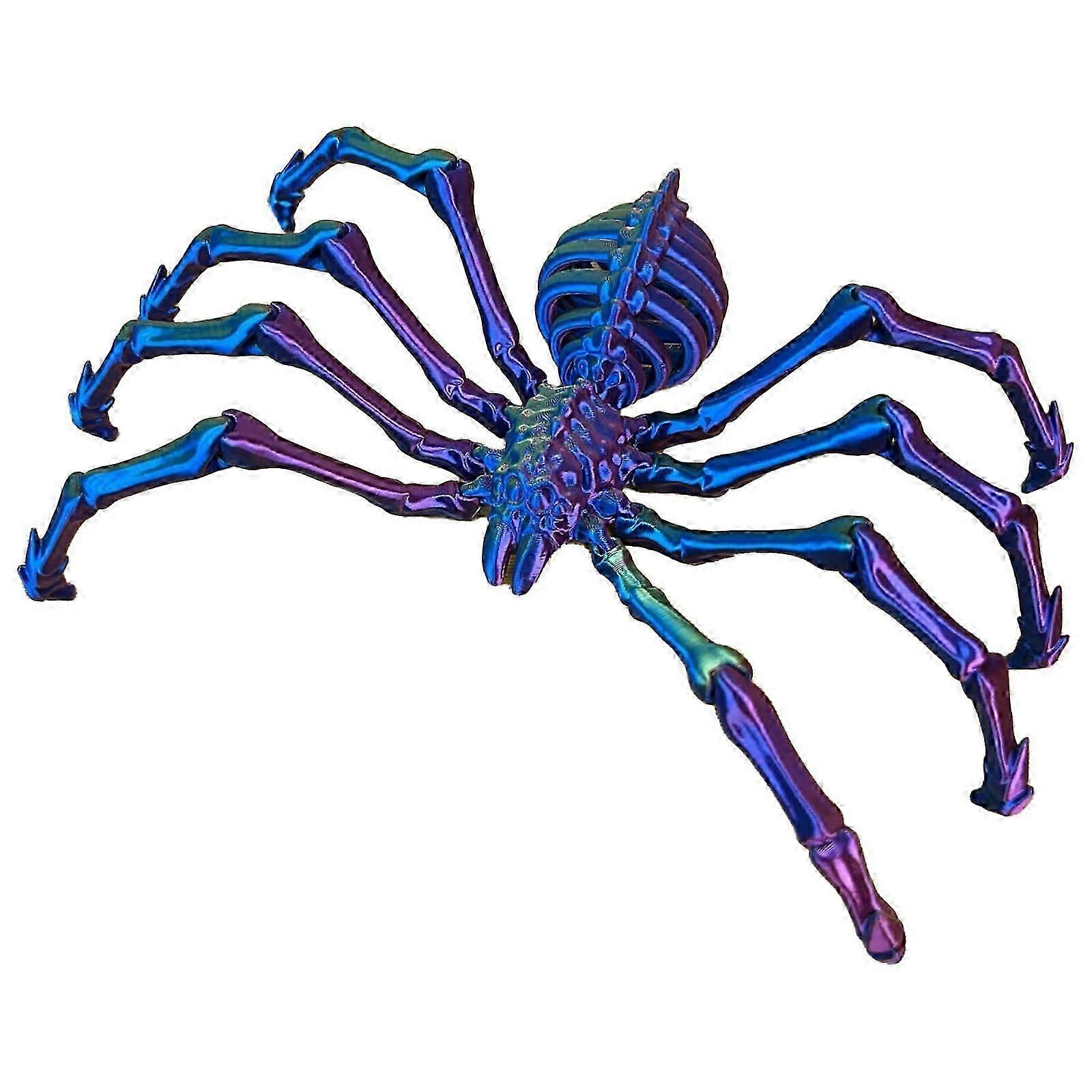 Hell Skeleton Wolf Spider Joint Movable Contraction Spider Toy Ornament