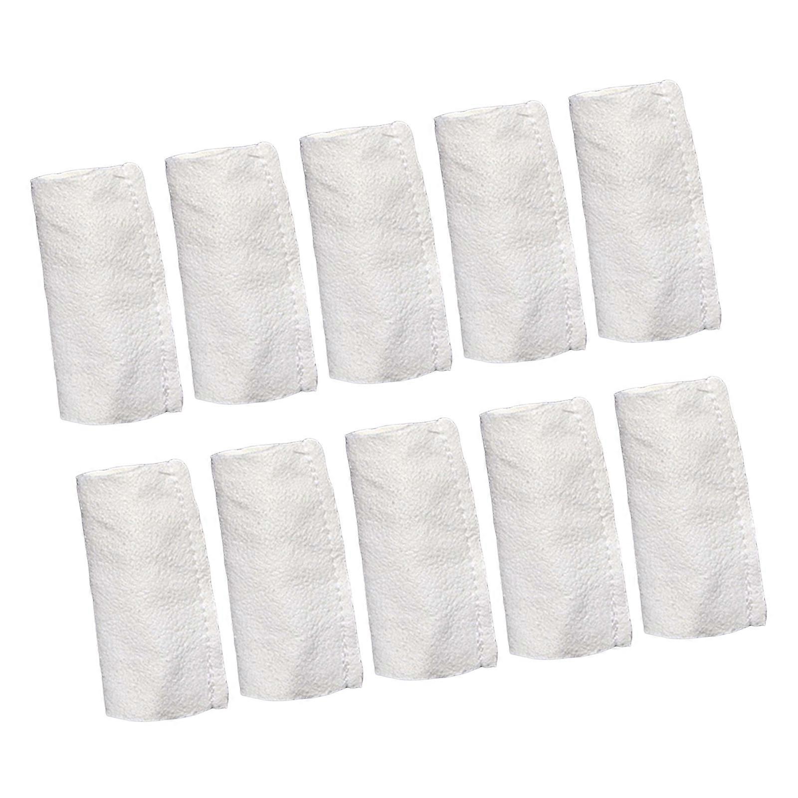 Antique Handling Gloves Sleeves 10PCS Set Flexible Deer Skin Construction Double Thickness For Optimal Polishing Control Multicolor