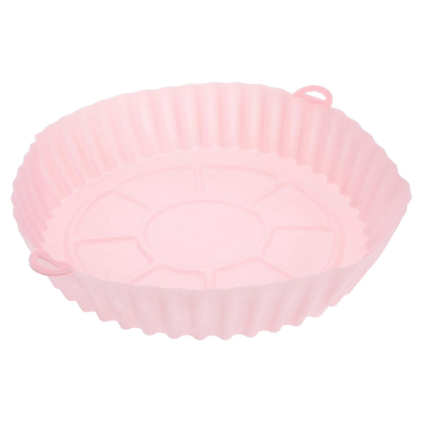Certified Air Fryer Liners Pink Color Multi-Use Easy To Clean For Home Cooks 1Pcs