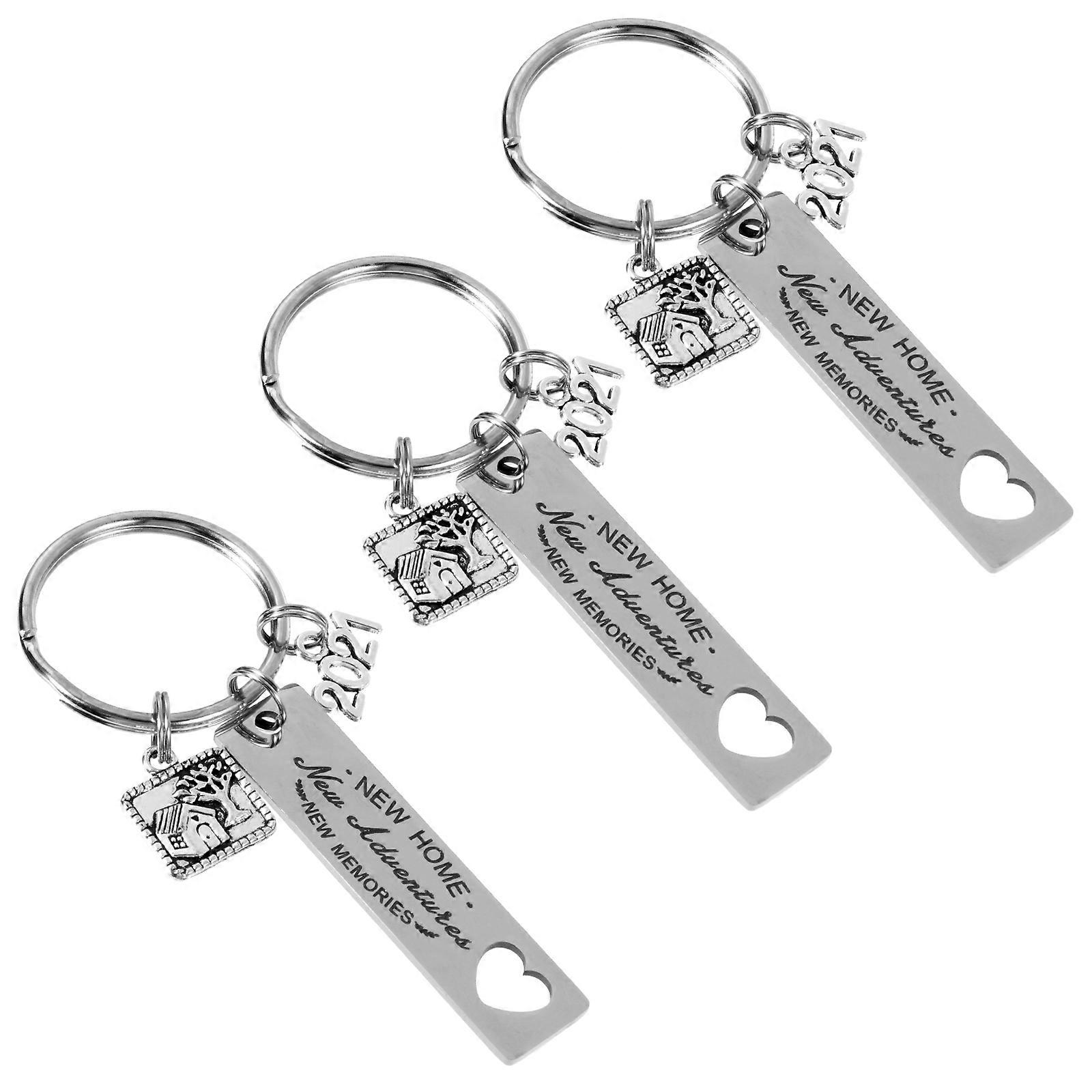 Here's a refined and appealing product description based on the details you provided:

 

**3pcs House Theme Key Rings Sturdy & Stylish Keychain
