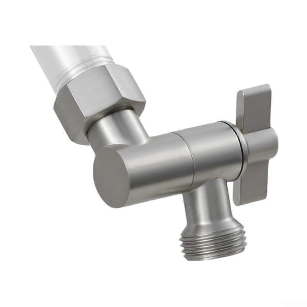 Shower Head Adapter G1/2, Swivel Connector, Adjustable Angle, Extension For Fixed Rain Shower Heads, Brushed Nickel