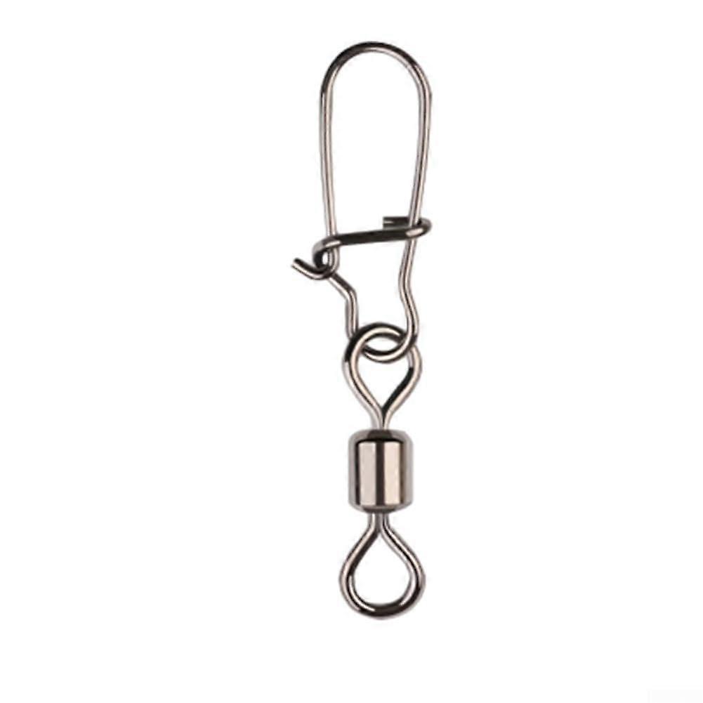 Fishing Connector Clips Stainless Steel Snaps Set Of 50 18mm 1418mm For Connecting Hooks And Lures Quick And Secure