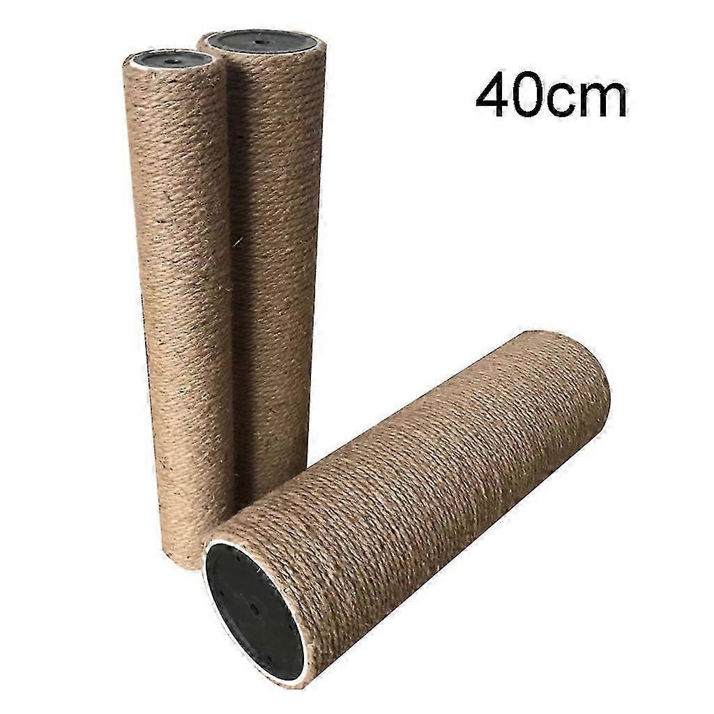 2025 Cat Scratching Post Cat Scratcher Toy Kitten Interactive Toy Scratcher Natural Jute Rope Scratching Post for Indoor Cat