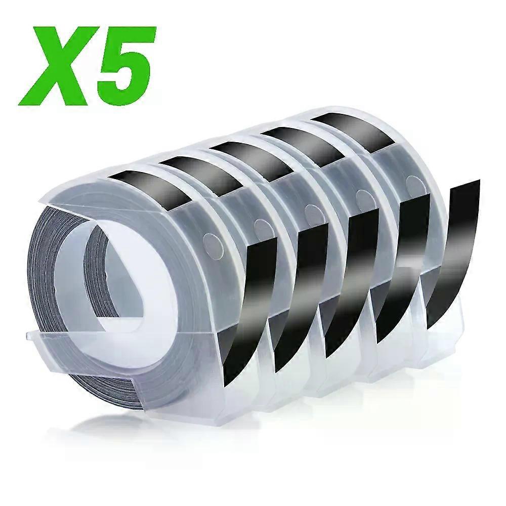 3D Embossing Label Plastic Sticker Compatible Dymo Label Marker Typewriter Dymo Label Printer 12965 1880 1540 Labeling Machine