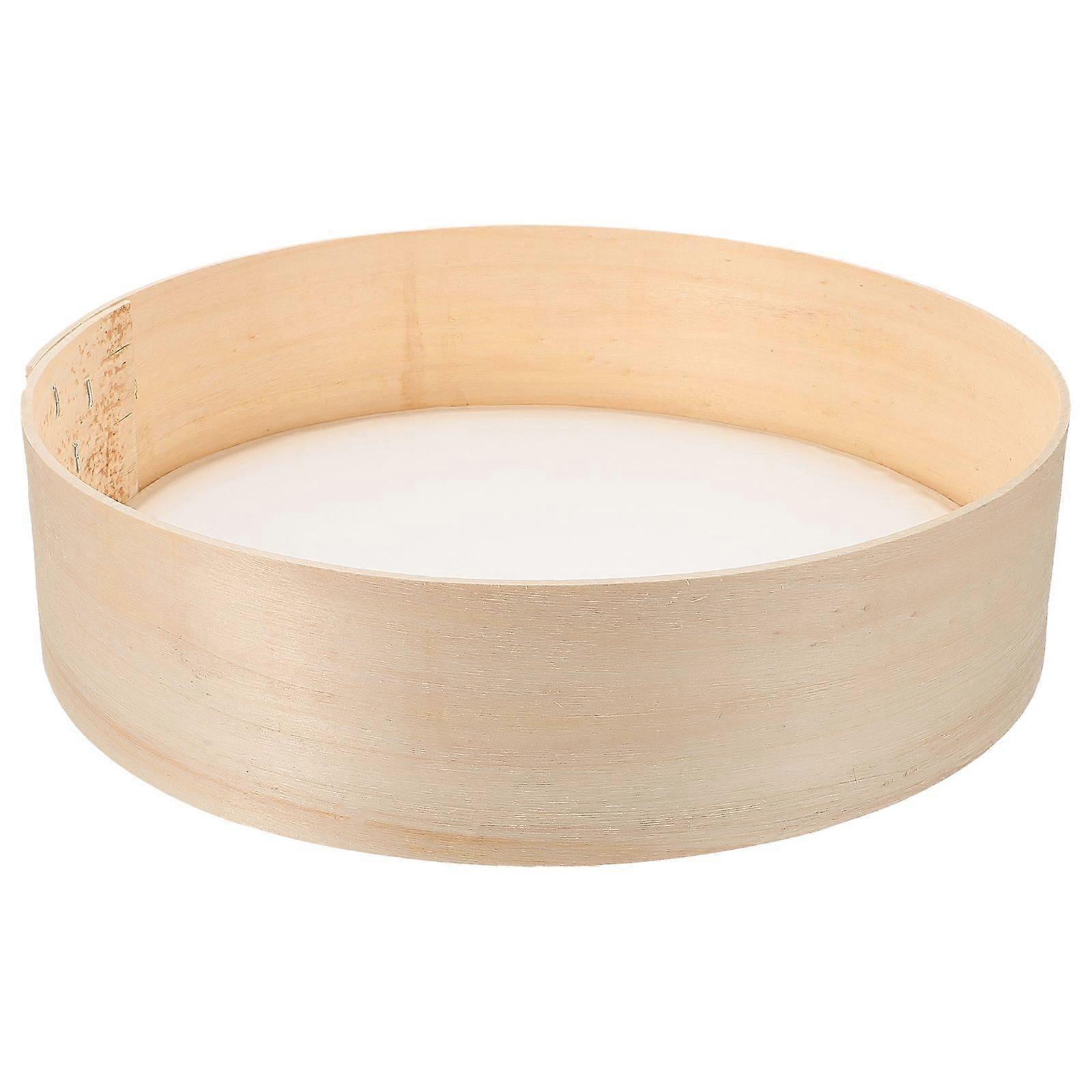 Flour Sieve for Baking Wood Fine Mesh Strainer Mesh Sifter Powered Sugar Sifter