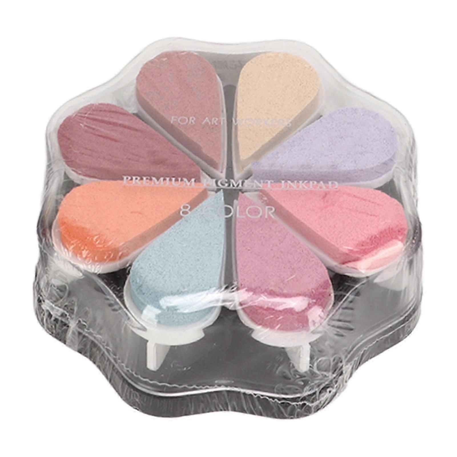 Ink Pad 48 Metallic Colors Individual Packaging DIY Coloring Flower Shaped Stamp Ink Pad for Card Making Crafts 2025