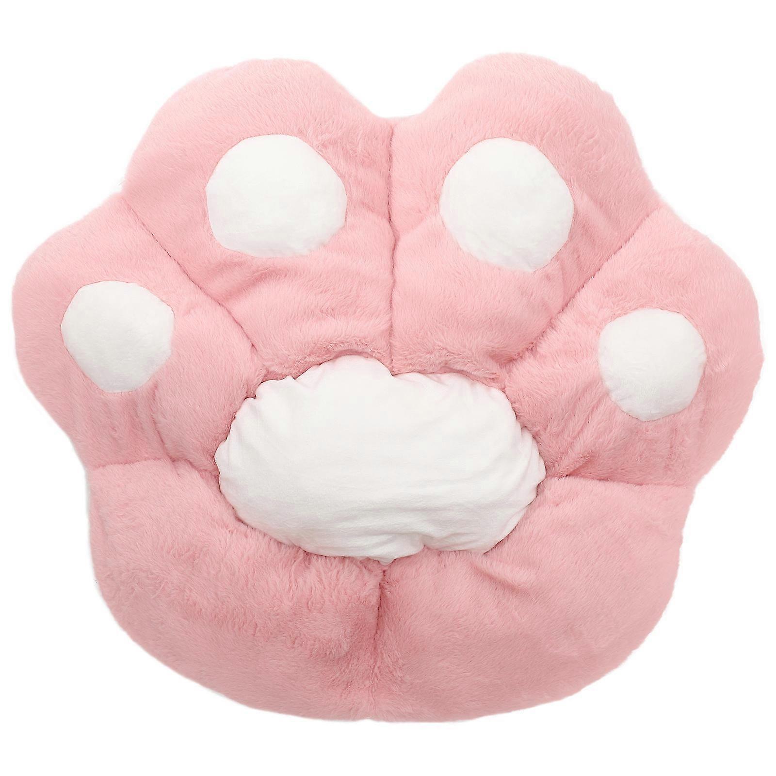 Cushion Cozy Chair Cushion for Home Use Pink Plush Material