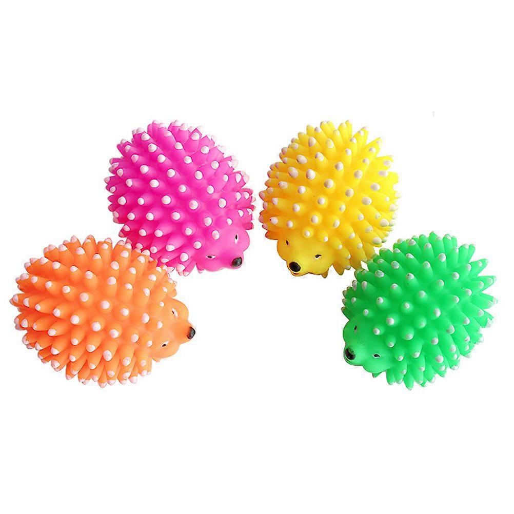 Pet Chew Toy Creative Little Hedgehog Toy for Playing 12Pcs Assorted Color