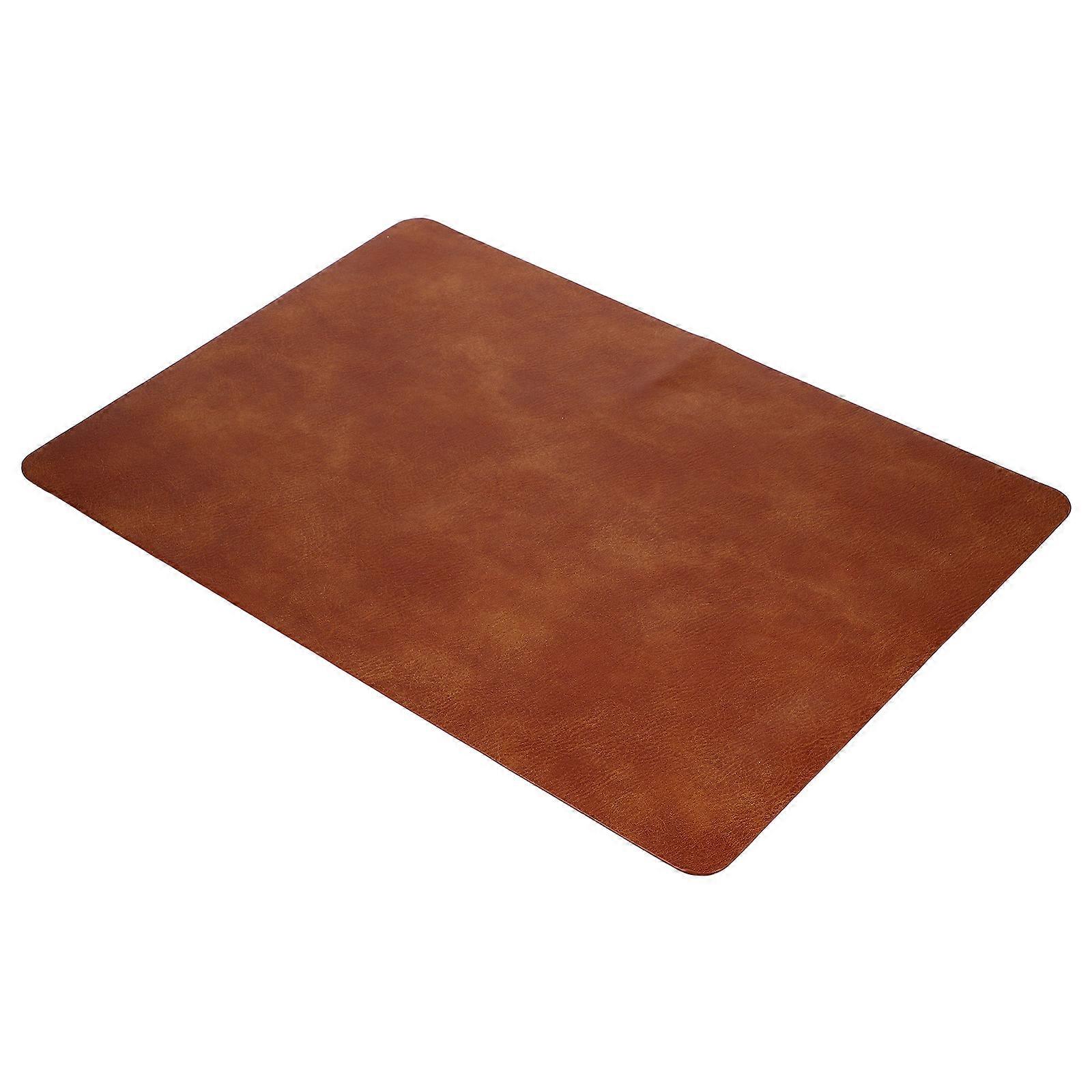 Anti Slip Heat Resistant Placemat PU Rectangular Placemat for Decoration