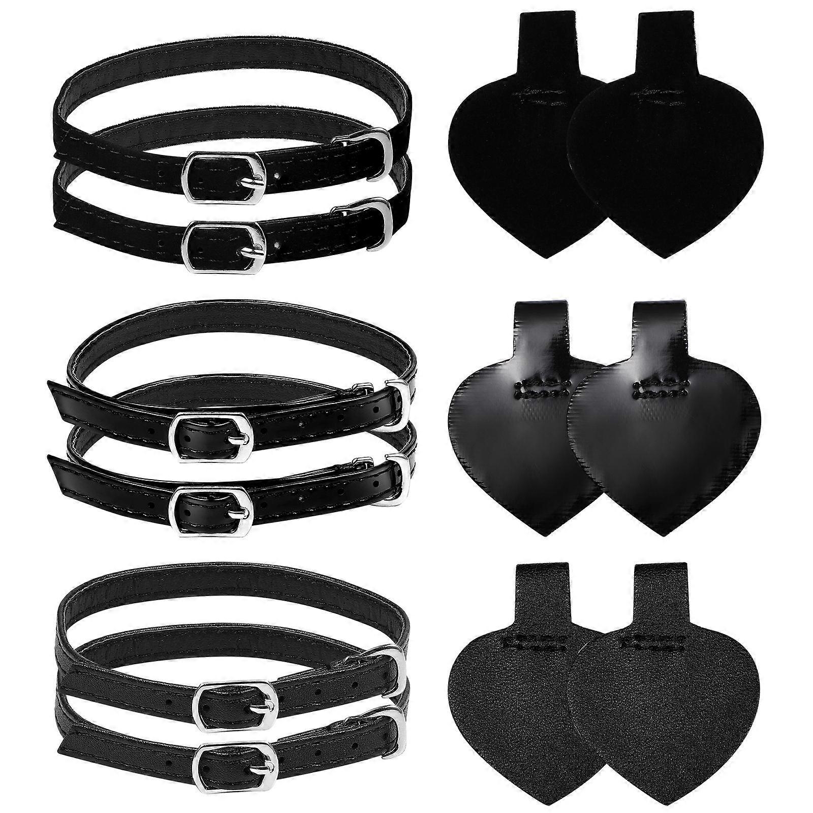 High Heeled Shoes Anti-Drop Strap For Women Dancing Assorted Color Featuring 6 Pcs