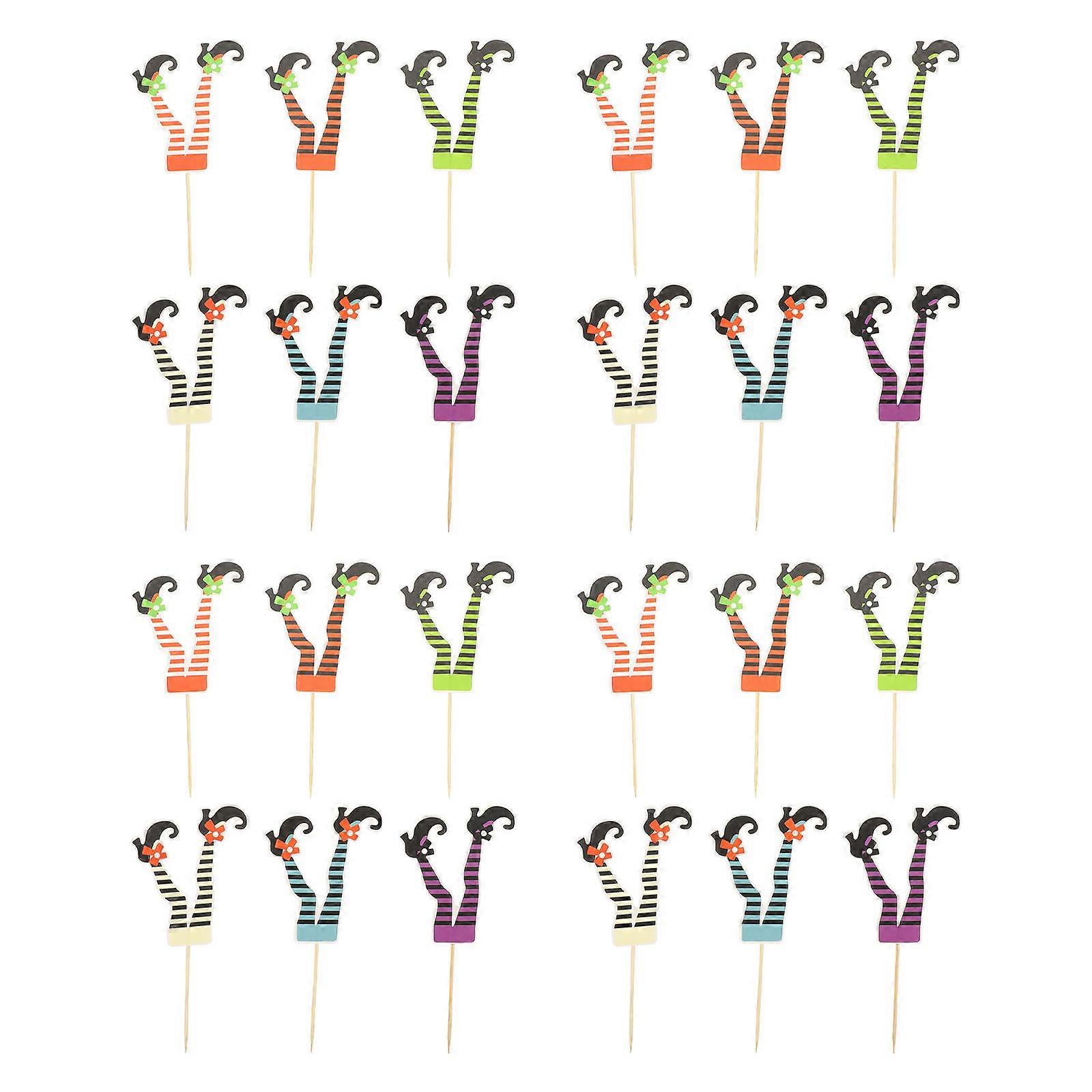 Egg Cake Insert 36Pcs Halloween Cake Decor for Decorative Cupcake Ornaments