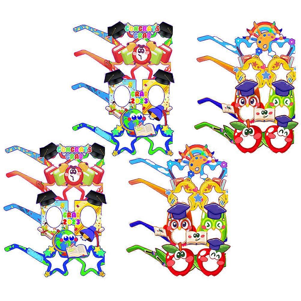 Kindergarten Graduation Glasses for Decor 16Pcs Graduation Party Supplies