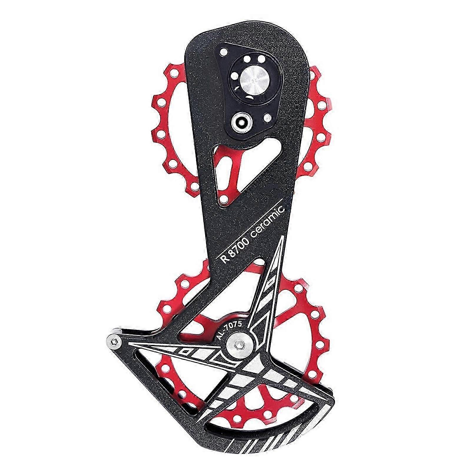 High Efficiency Cycling Rear Derailleur Pulley Set, 16T Aluminum