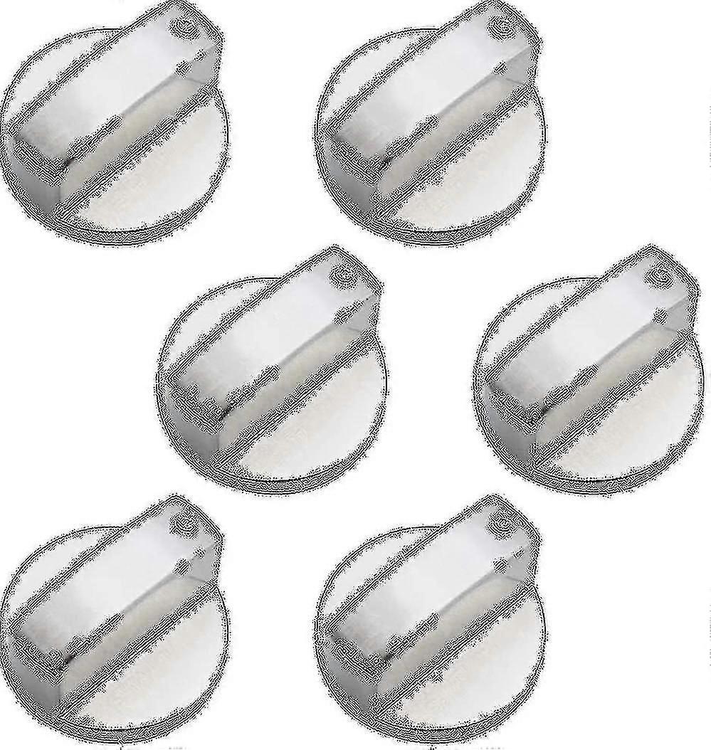 6 Stück Universal Metall Steuerknöpfe Gasherd Knopf 6mm Universal Control Knobs Herd Knopf für Gasherd Herd Backofen Kochfeld