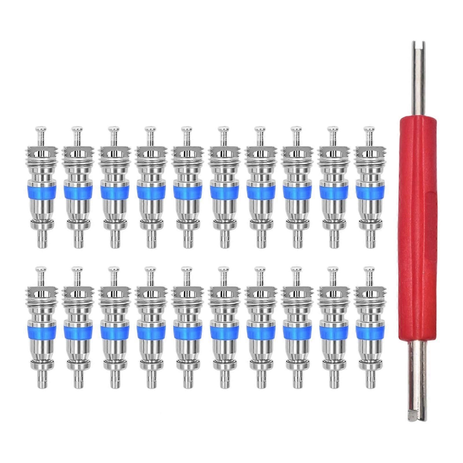 R410 R32 R22 R12 Car Valve Core Set cessory Multipurpose Lightweight for