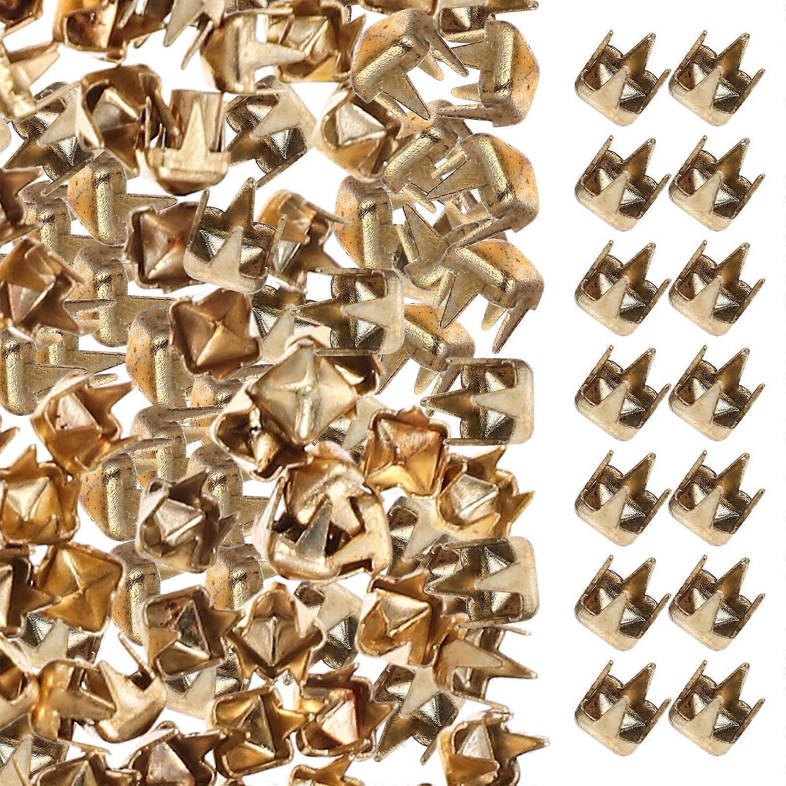 Claw Nails Mini Claw Nails for DIY Use 1000Pcs Golden Metal Rivets