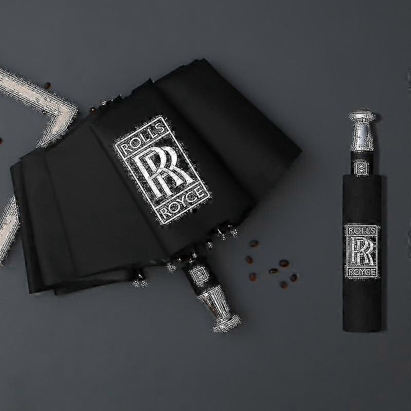 Sateenpitävä tuulenpitävä 10-luuinen automaattinen logosateenvarjo - DD 2025