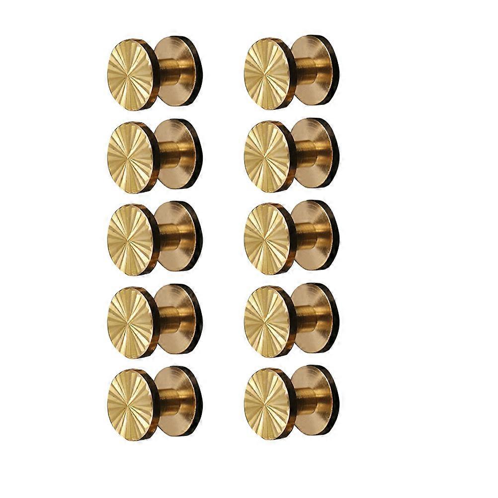 Screw Solid Brass Fastener for Belt 20Pcs Pack