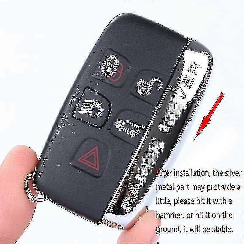 Key Fob Shell with Words and Side Buttons for Land Rover Range LR4 & Evoque