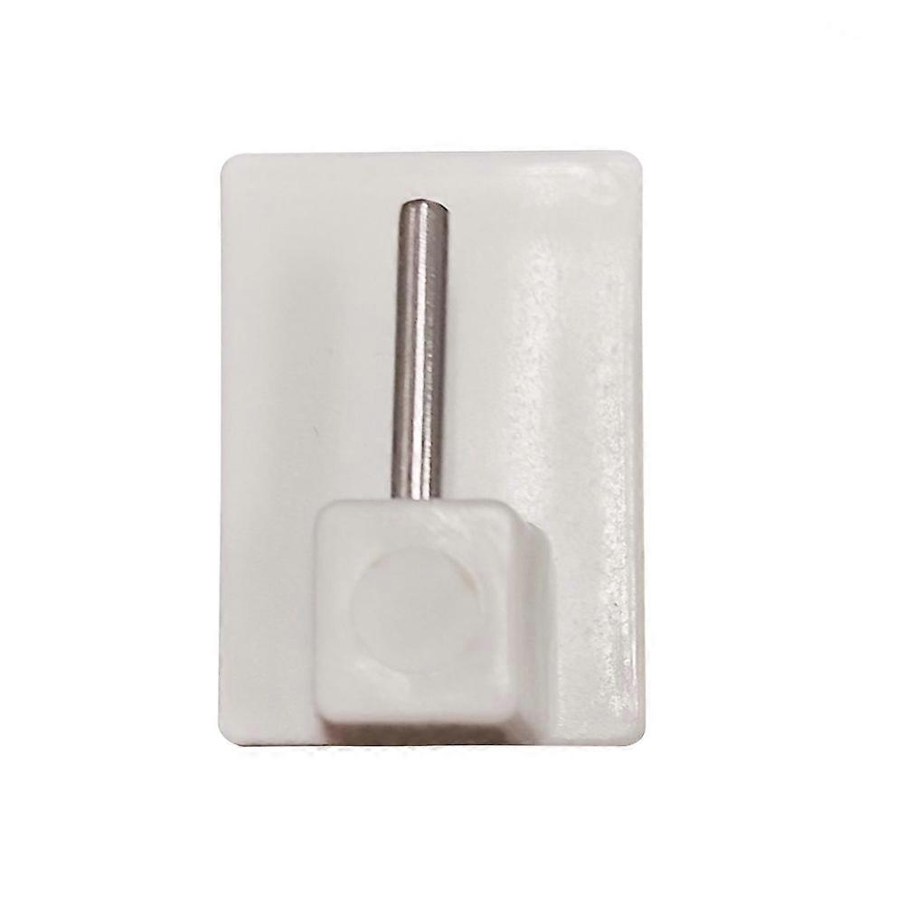 Stick Wall Hook Self Adhesive Hook for Stuff Hanging 50Pcs White