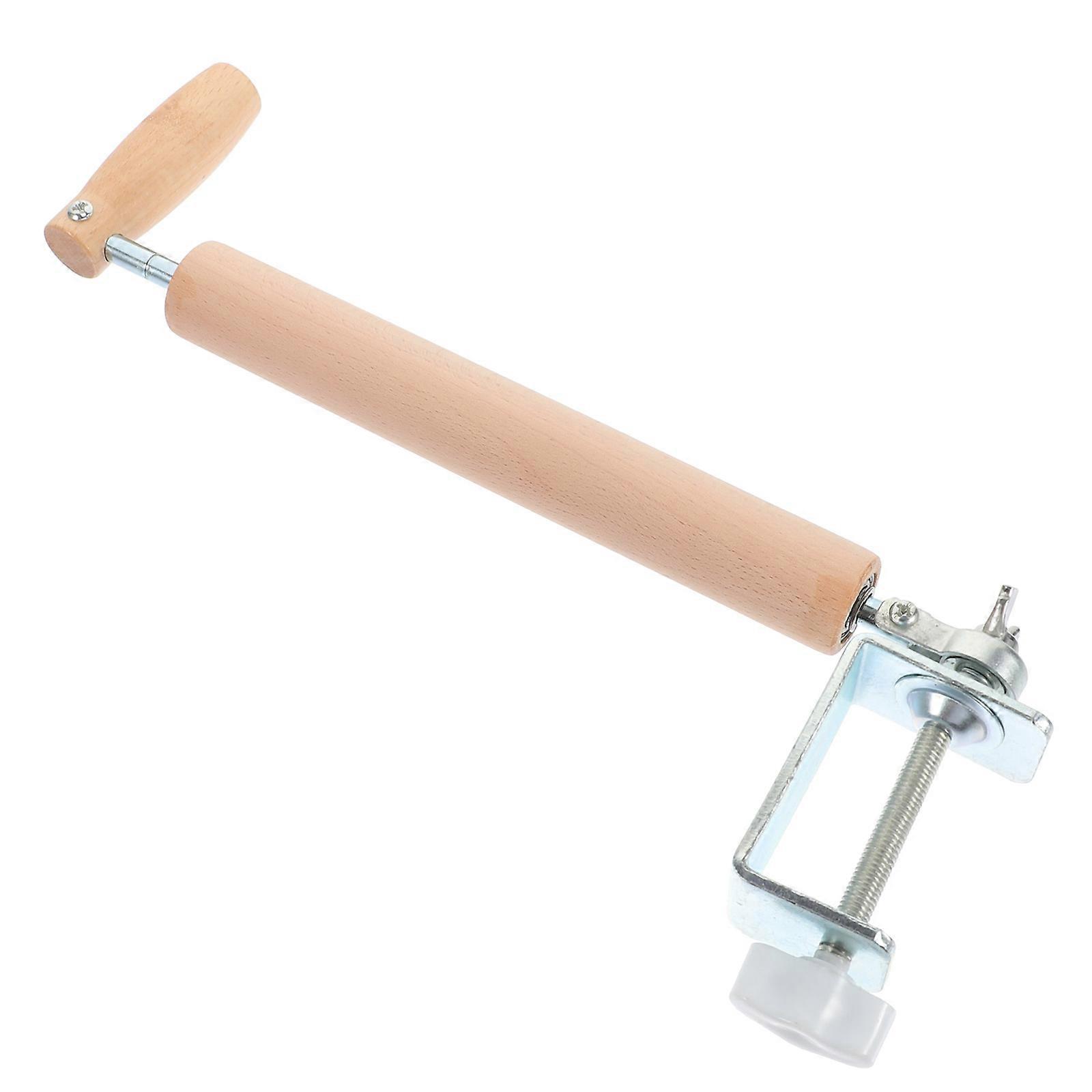 Dumpling Rolling Pin Wooden Clip on Household Tool 2Pcs Set
