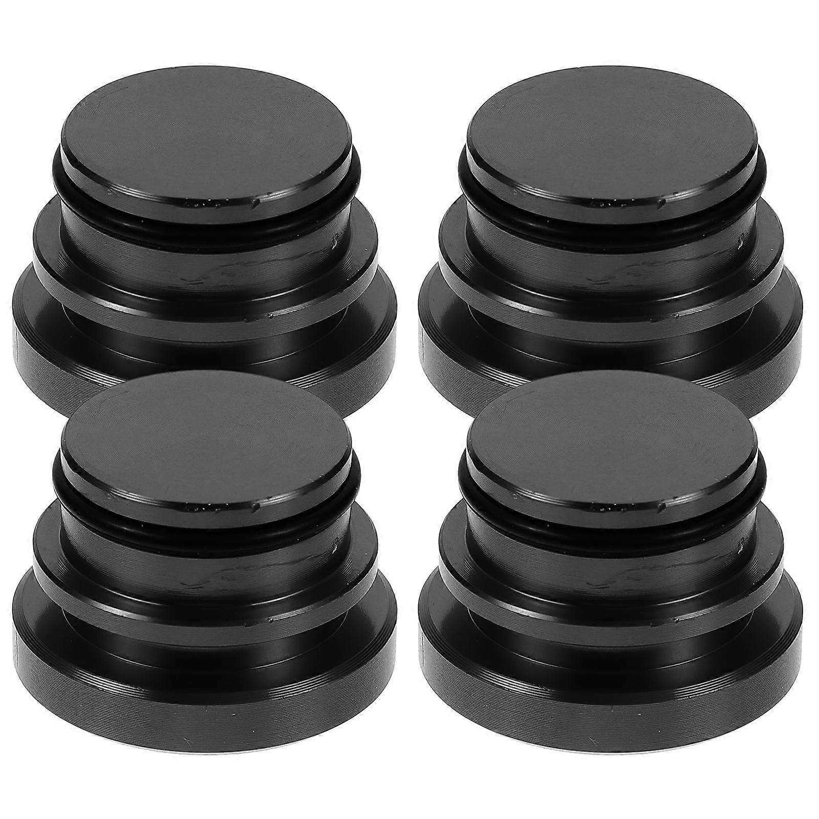 Car Lighter Plug Socket Caps for Protective Cover 12 Pieces Black