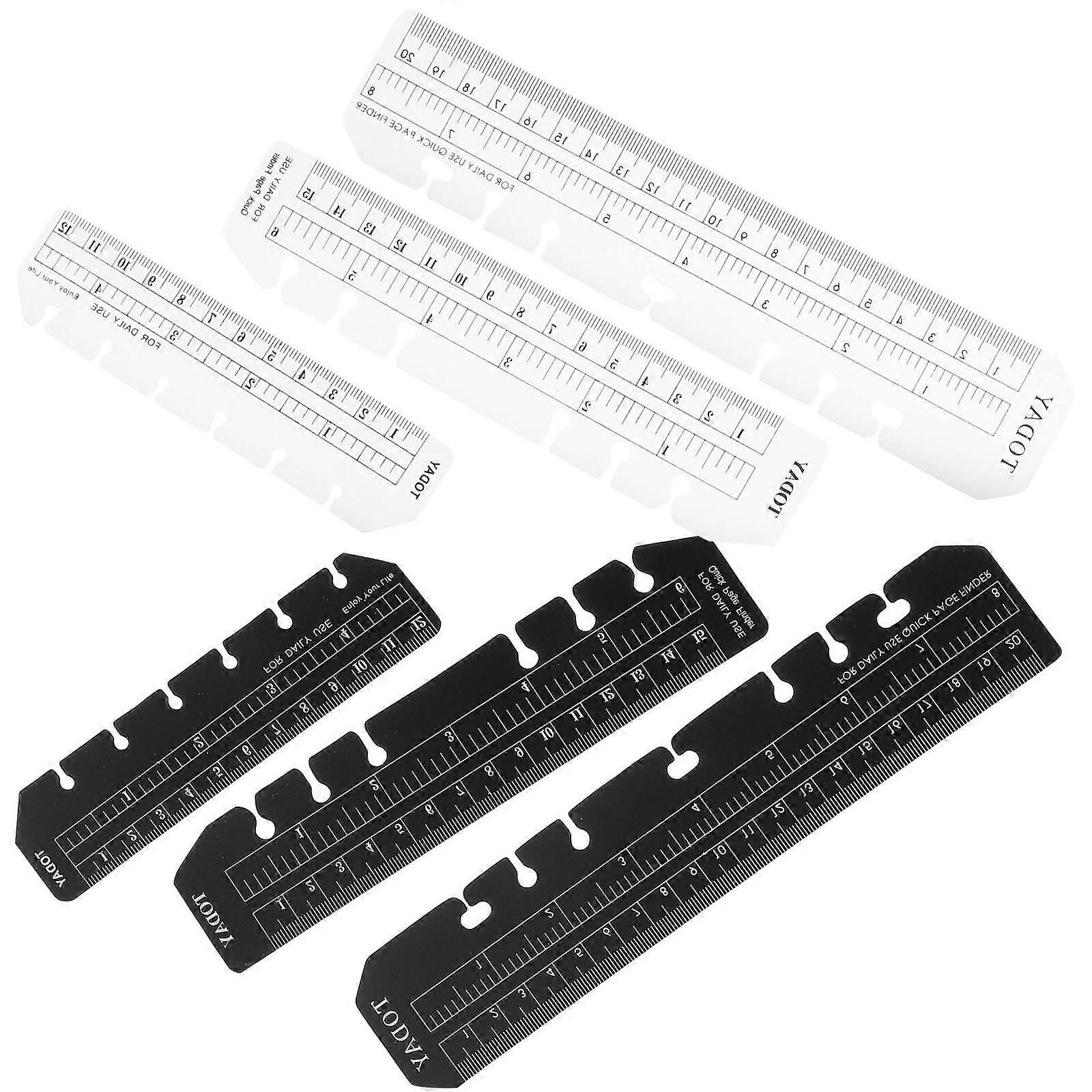 48 Pcs Plastic Planner Bookmarks Rectangular Shape Book Marking Tools For Writers Readers And Students With Lightweight Functionality