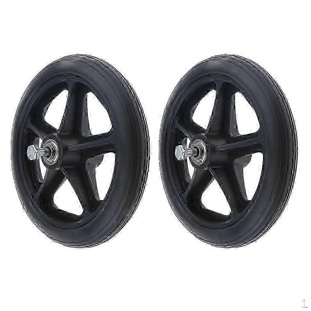 2Pcs 7 Inch Front Castor Wheels with 5/16 Bearing