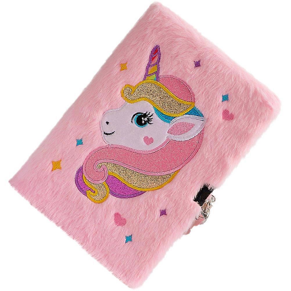 Lockable Notebook Decorative Notepad Unicorn Notebook For Girls 21.50X14.50X2.00cm Note-taking 1Set