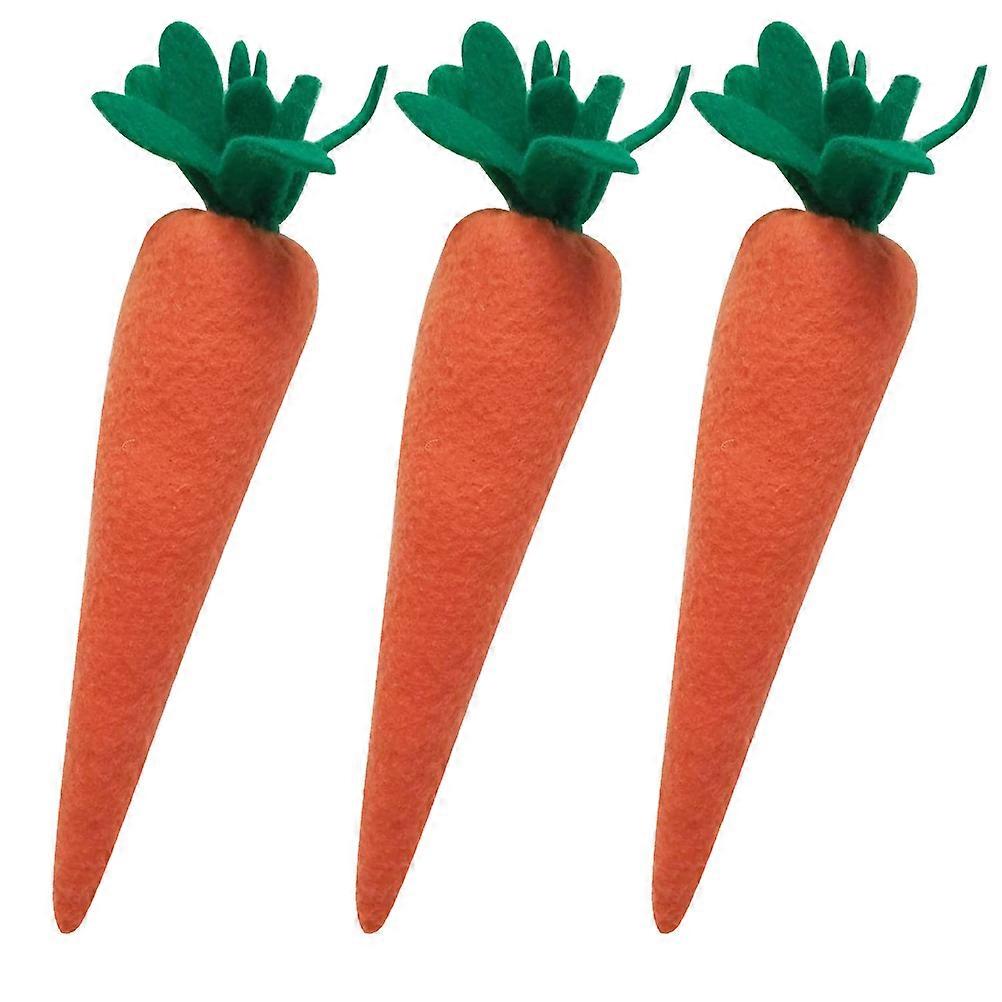 Home Carrot Decoration with Creative Easter Ornament 6Pcs Assorted Color
