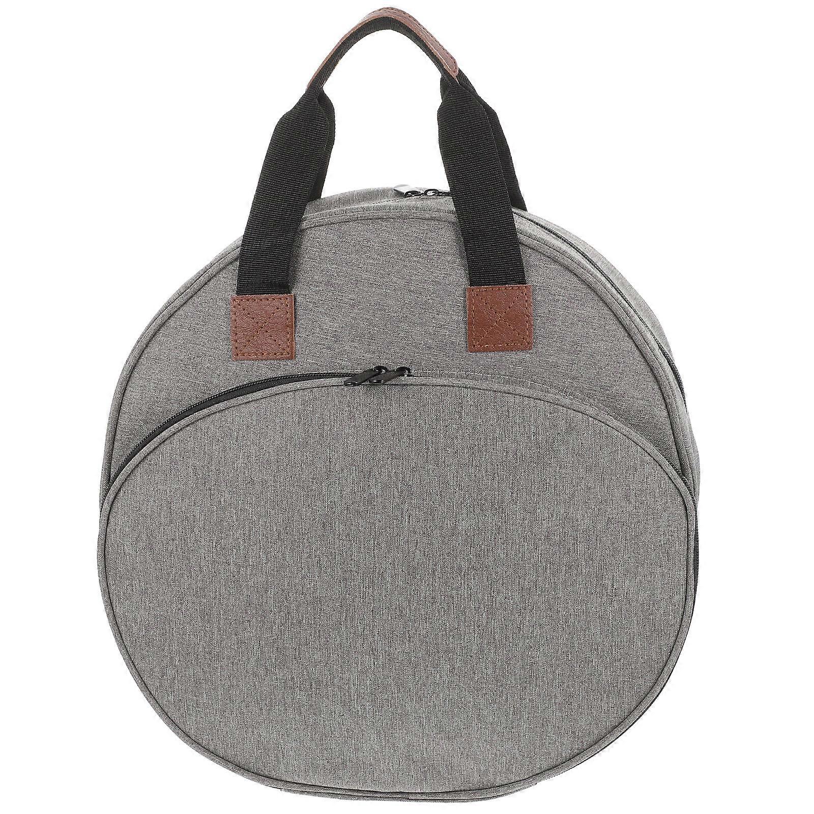 Knitting Tool Carrier for Storage 2Pcs Embroidery Tool Storage Bag Grey