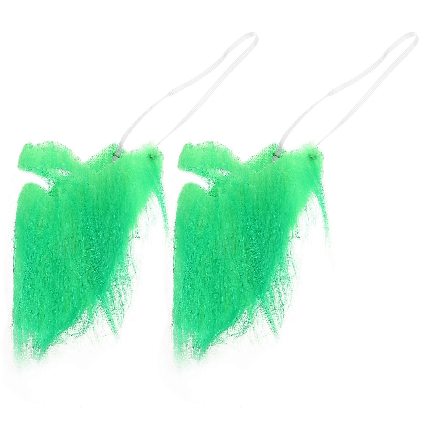 St. Patrick's Fake Beard Costume Beard for Decor 4Pcs