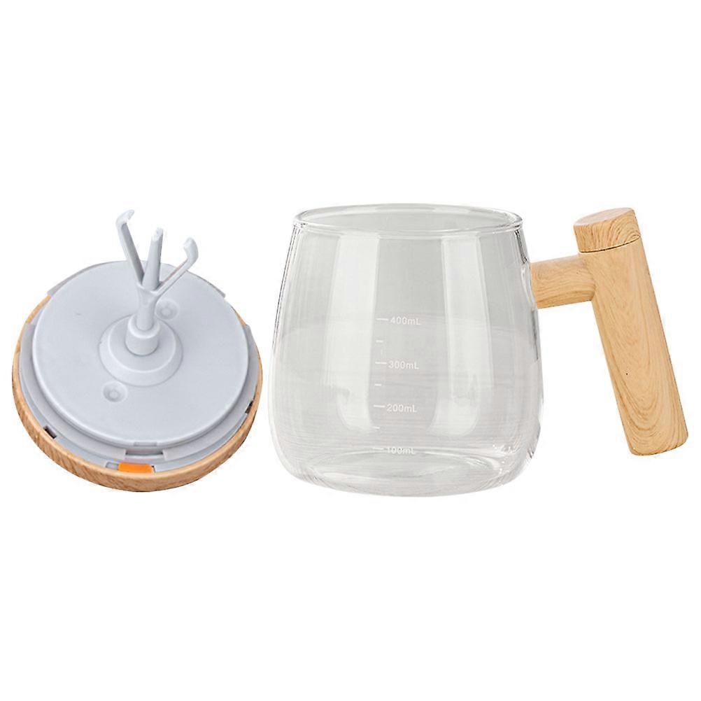 Electric Mixing Mug with Lid for Self Stirring Beverage